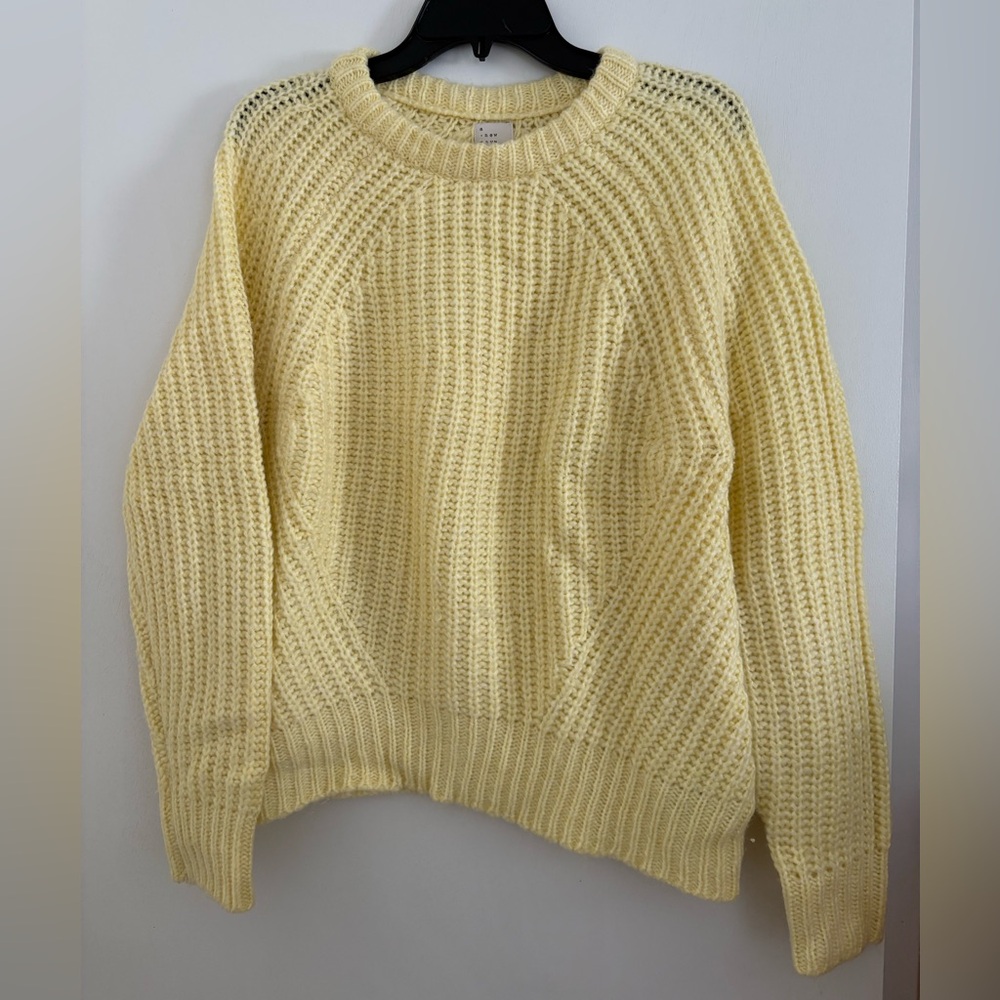 a new day Soft Lemon Crew Neck Sweater